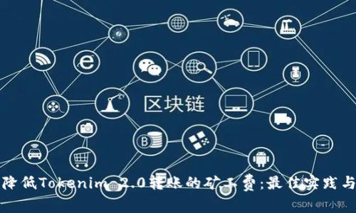 如何降低Tokenim 2.0转账的矿工费：最佳实践与技巧